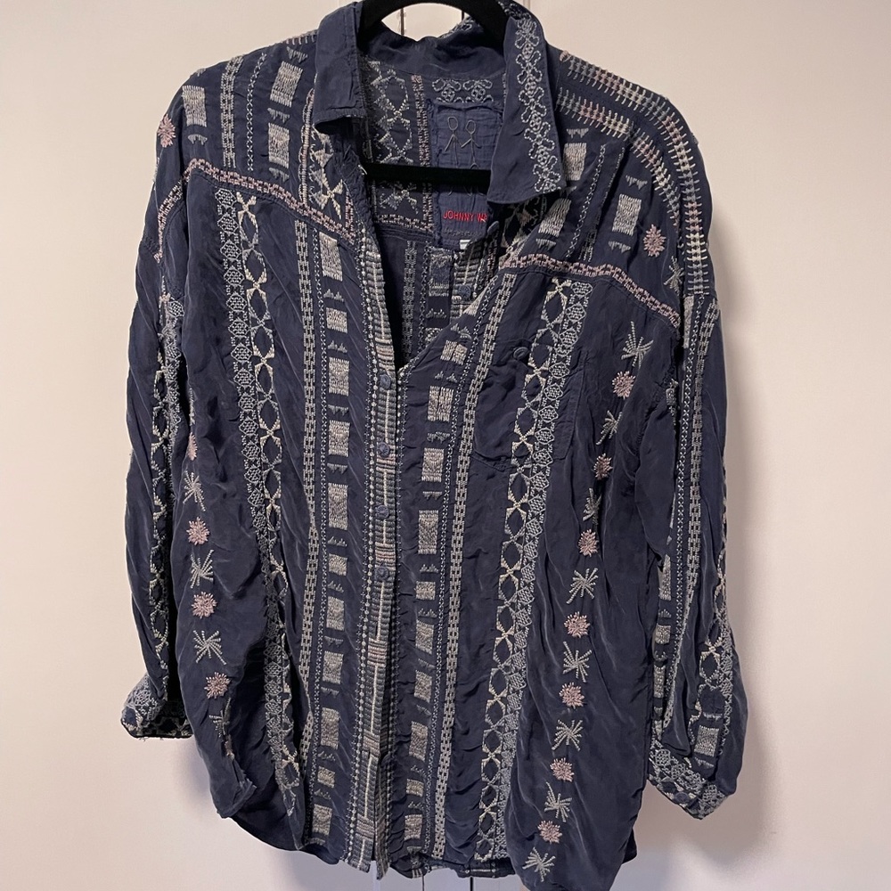 Johnny Was button up shirt